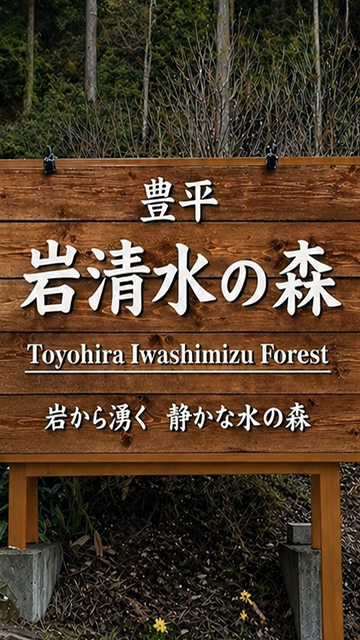 豊平岩清水の森-Toyohira Iwashimizu Forest- – 岩から湧く 静かな水の森